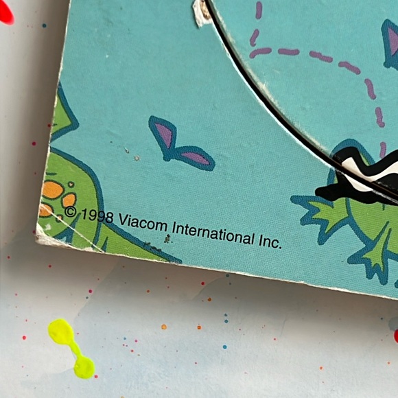 VINTAGE Nickelodeon Rug Rats Chucky puzzle! 1998, pressboard - Picture 5 of 11